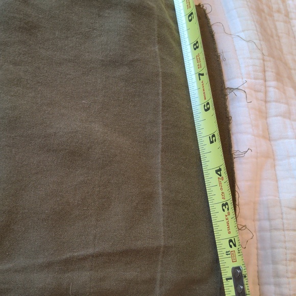 FRAME LE TOMBOY TROUSER Olive Green size 34 - Picture 5 of 5